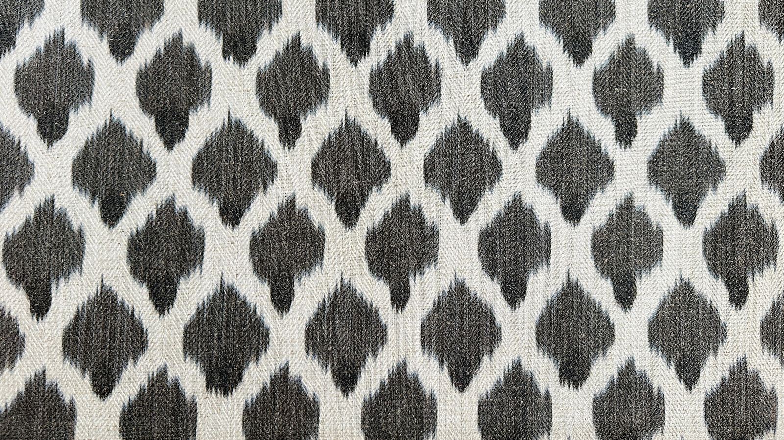 Gray Ikat Curtain Panel, photo 1 of 6
