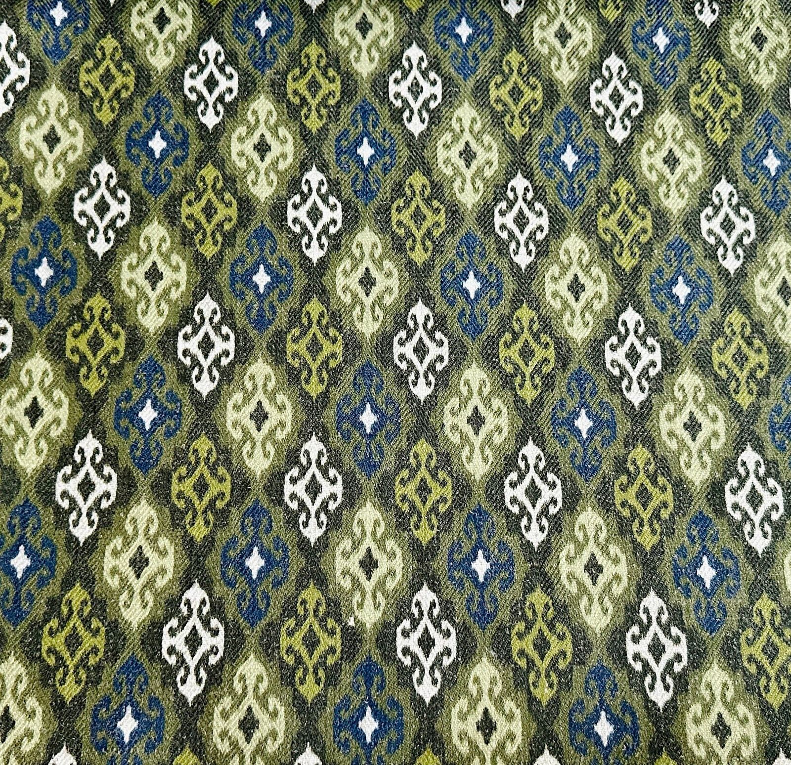 Green & Blue Ikat Curtains, photo 1 of 9