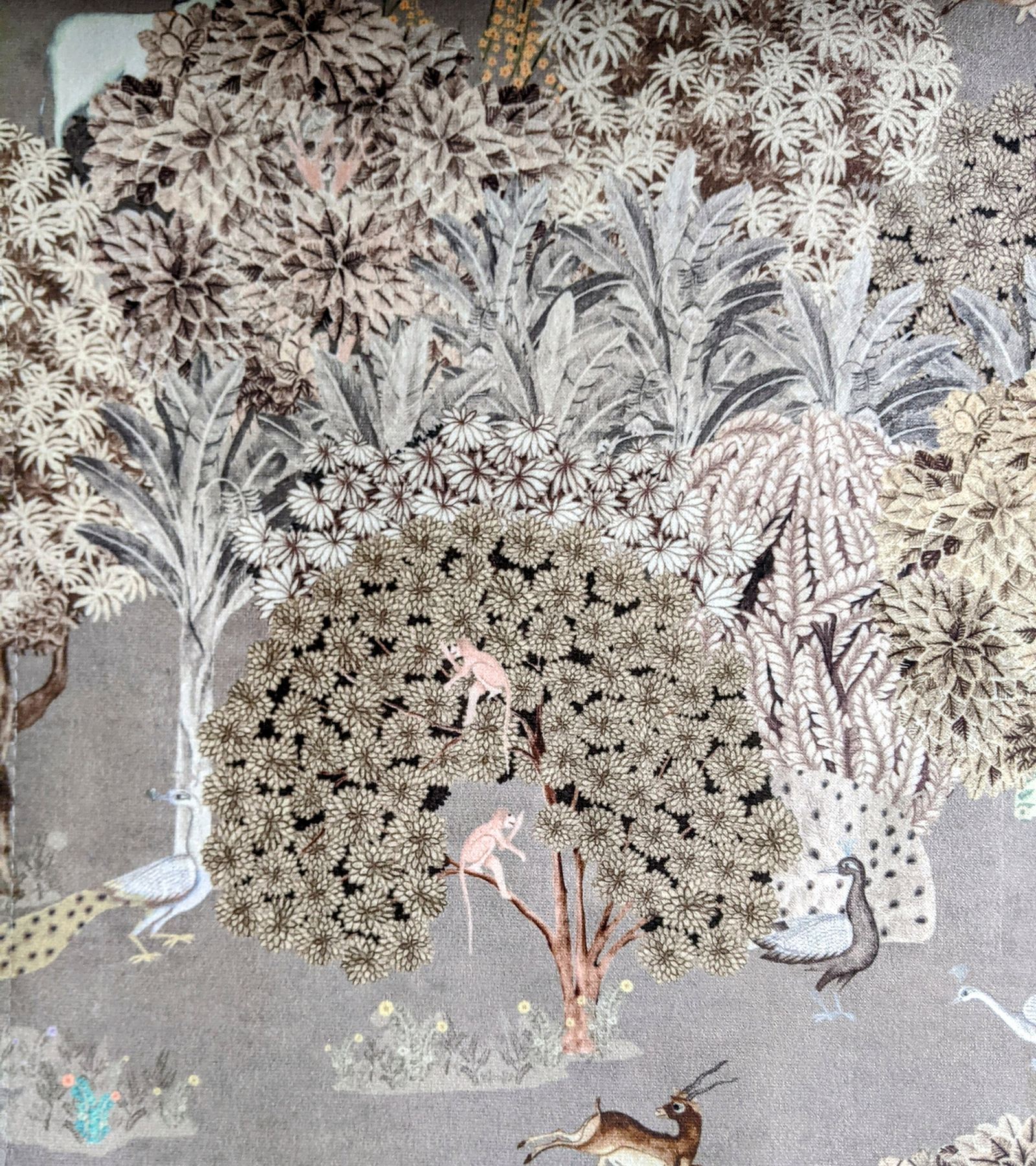 Velvet Curtain Panel, Mushroom, photo 1 of 6