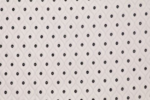 Custom Black and White Geometric Embroidered Curtain Panel — photo 1